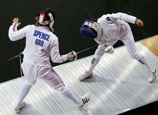 Pentathlon: women's fencing