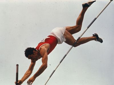 Wolfgang Nordwig at the Mexico City 1968 Olympic Games