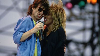 Jagger and Turner at Live Aid