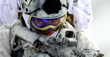 Navy seal. A Navy SEAL participates in mountain warfare combat training. Sea, Air and Land, U.S. Navy special operations force, trained in direct raids or assaults on enemy targets, military