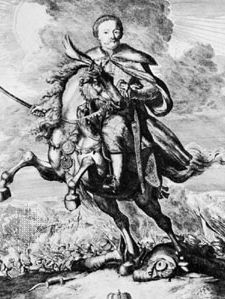 Carel Allardt: engraving of Jan (John III) Sobieski
