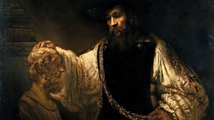 Rembrandt: Aristotle with a Bust of Homer