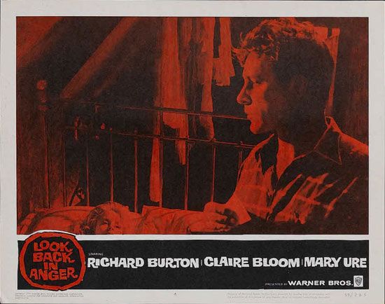 Look Back in Anger lobby card featuring Richard Burton