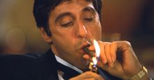 Al Pacino as Tony Montana in Scarface (1983), directed by Brian De Palma