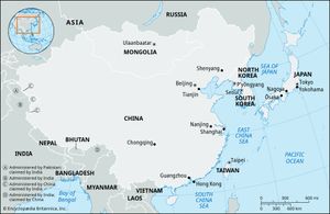 major cities of East Asia
