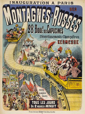 Roller coaster ad